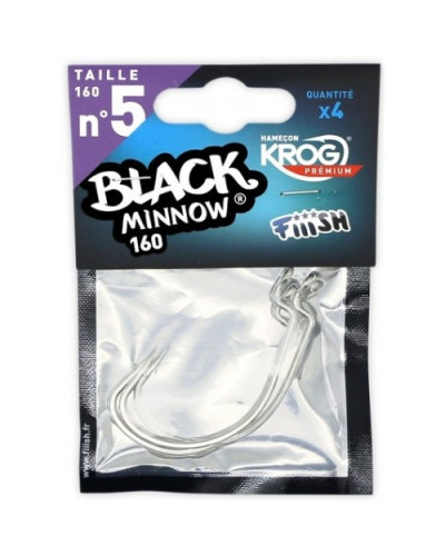 Hameçons Fiiish Black Minnow Taille 160 (Nº5)