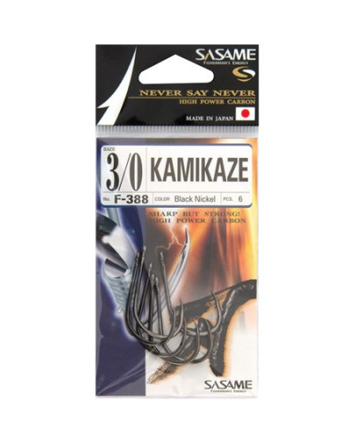 Hameçons Sasame F-387, F-388 KAMIKAZE