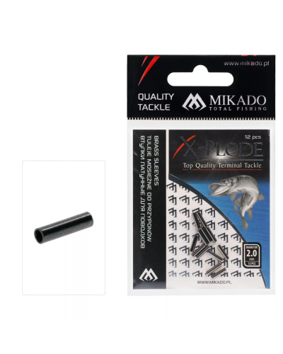 SLEEVE BRASS 1.6MM 12PCS MIKADO