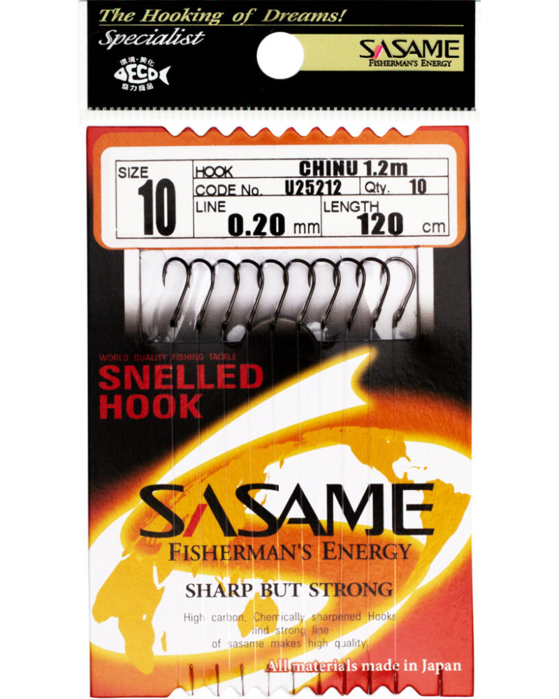 Hameçon Monté Sasame « snelled hook »  Chinu