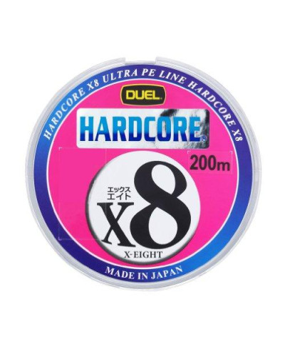 Fil de Tresse DUEL Hardcore X8 bobine 200 m
