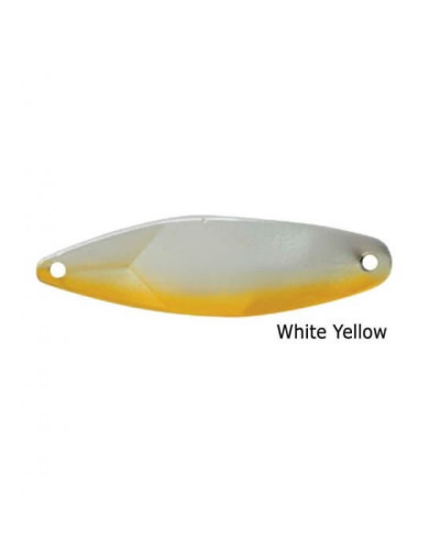 Leurre en Métal Huge Spoon, White Yellow