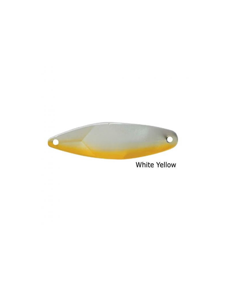 Leurre en Métal Huge Spoon, White Yellow