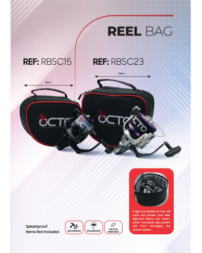 Porte Moulinet OCTO Reel Bag – RBSC15 & RBSC23