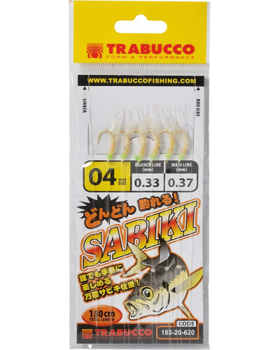 Mitraillette Sabiki Trabucco Hameçon n° 6