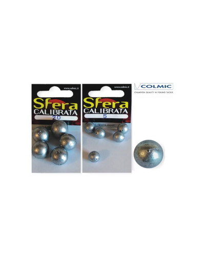 Plomb Colmic Sfere Calibrate 5 pcs