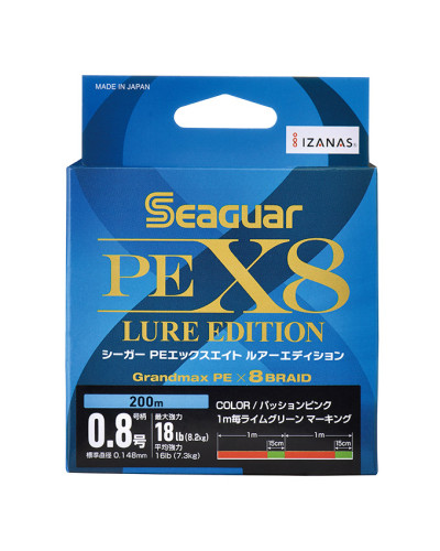 Ligne Tressée Seaguar PE X8 Lure Edition